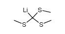 tris(methylthio)methyl lithium结构式