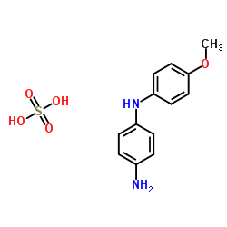 N-(4-Methoxyphenyl)-1,4-benzenediamine sulfate (1:1) Structure