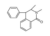 (3S,4R)-2,3-dimethyl-4-phenyl-3,4-dihydroisoquinolin-1-one结构式