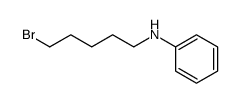 N-(5-bromo-pentyl)-aniline结构式