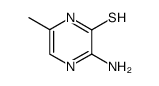 3-amino-6-methyl-1H-pyrazine-2-thione结构式