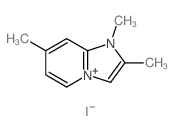 4,7,8-trimethyl-1,7-diazabicyclo[4.3.0]nona-2,4,8-triene结构式