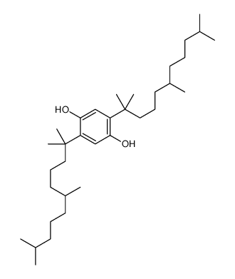 2,5-bis(2,6,10-trimethylundecan-2-yl)benzene-1,4-diol Structure