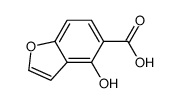 4-羟基-1-苯并呋喃-5-羧酸结构式