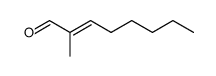 (E)-2-methyl-2-octen-1-al结构式