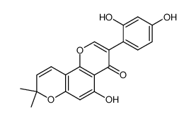 Parvisoflavone A Structure