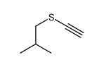 1-ethynylsulfanyl-2-methylpropane结构式