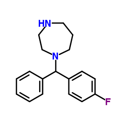 1-[(4-Fluorophenyl)(phenyl)methyl]-1,4-diazepane Structure