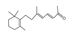 9,13-dimethyl-7-(1,1,5-trimethyl-5-cyclohexen-6-yl)-9,11-heptadien-13-one结构式