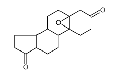 3-keto-5,10-epoxy-19-normethylandrostan-17-one结构式