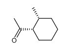 cis-1-(2-methylcyclohexyl)ethan-1-one structure