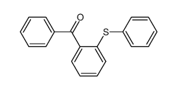 phenyl[(2-phenylsulfanyl)phenyl]methanone结构式