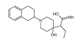 4-(1-Carbamoylpropyl)-1-(1,2,3,4-tetrahydronaphthalen-2-yl)piperidin-4-ol picture