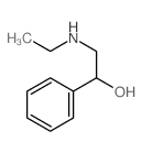 alpha-((Ethylamino)methyl)benzyl alcohol结构式