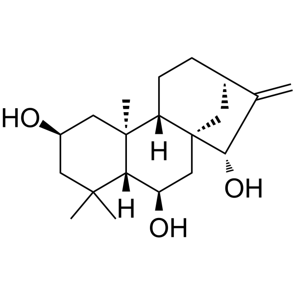 16-贝壳杉烯-2,6,15-三醇结构式