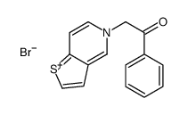 1-phenyl-2-thieno[3,2-c]pyridin-5-ium-5-ylethanone,bromide结构式