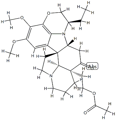 4,25-Secoobscurinervan-4-one, O-acetyl-22-ethyl-15,16-dimethoxy-, (22a lpha)-结构式