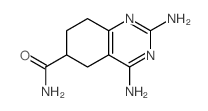 2,4-diamino-5,6,7,8-tetrahydroquinazoline-6-carboxamide structure