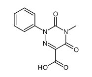 2-phenyl-4-methyl-3,5-dioxo-2,3,4,5-tetrahydro-1,2,4-triazine-6-carboxylic acid结构式