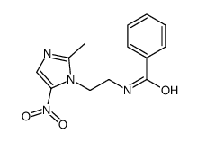 N-[2-(2-methyl-5-nitro-1H-imidazol-1-yl)ethyl]benzamide结构式