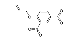 (E)-1-(but-2-en-1-yloxy)-2,4-dinitrobenzene结构式