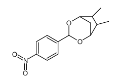 6,7-dimethyl-3-(4-nitrophenyl)-2,4-dioxabicyclo[3.2.1]octane结构式