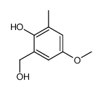 2-Hydroxy-5-methoxy-3-methylbenzylalkohol Structure