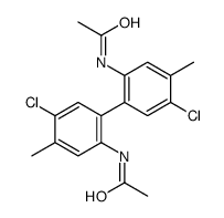 N-[2-(2-acetamido-5-chloro-4-methylphenyl)-4-chloro-5-methylphenyl]acetamide结构式