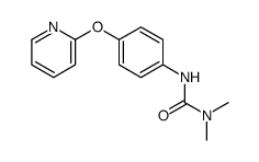 1,1-dimethyl-3-(4-pyridin-2-yloxyphenyl)urea Structure