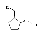 ((1R,2R)-cyclopentane-1,2-diyl)dimethanol Structure