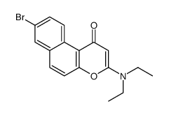 8-bromo-3-(diethylamino)benzo[f]chromen-1-one结构式