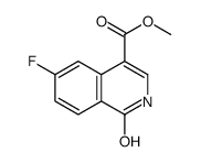 methyl 6-fluoro-1-oxo-1,2-dihydroisoquinoline-4-carboxylate结构式