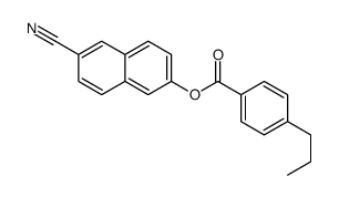 (6-cyanonaphthalen-2-yl) 4-propylbenzoate结构式