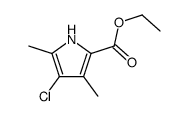 ethyl 4-chloro-3,5-dimethyl-1H-pyrrole-2-carboxylate Structure