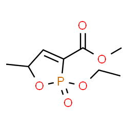 1,2-Oxaphosphole-3-carboxylicacid,2-ethoxy-2,5-dihydro-5-methyl-,methylester,2-oxide(9CI)结构式