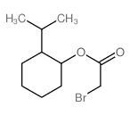 Acetic acid, 2-bromo-,2-(1-methylethyl)cyclohexyl ester结构式