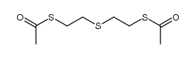 bis-(2-acetylsulfanyl-ethyl)-sulfane结构式