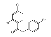 2-(4-bromophenyl)-1-(2,4-dichlorophenyl)ethanone Structure