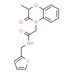 4H-1,4-Benzoxazine-4-acetamide,2,3-dihydro-2-methyl-3-oxo-N-(2-thienylmethyl)-(9CI) picture