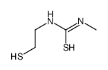 1-methyl-3-(2-sulfanylethyl)thiourea结构式
