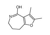 2,3-dimethyl-5,6,7,8-tetrahydrofuro[3,2-c]azepin-4-one结构式