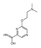 6-[2-(dimethylamino)ethoxy]pyrazine-2-carboxamide结构式
