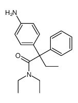 2-(4-aminophenyl)-N,N-diethyl-2-phenylbutanamide结构式