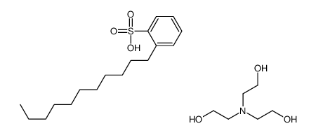 undecylbenzenesulphonic acid, compound with 2,2',2''-nitrilotriethanol (1:1)结构式