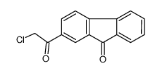 2-(2-chloroacetyl)fluoren-9-one Structure