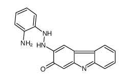 3-[2-(2-aminophenyl)hydrazinyl]carbazol-2-one结构式