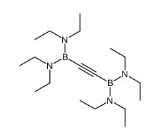 N-[2-[bis(diethylamino)boranyl]ethynyl-(diethylamino)boranyl]-N-ethylethanamine Structure