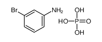 3-bromoaniline,phosphoric acid Structure