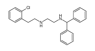 N'-benzhydryl-N-[2-(2-chlorophenyl)ethyl]ethane-1,2-diamine Structure