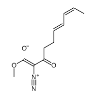 2-diazonio-1-methoxy-3-oxodeca-1,6,8-trien-1-olate Structure